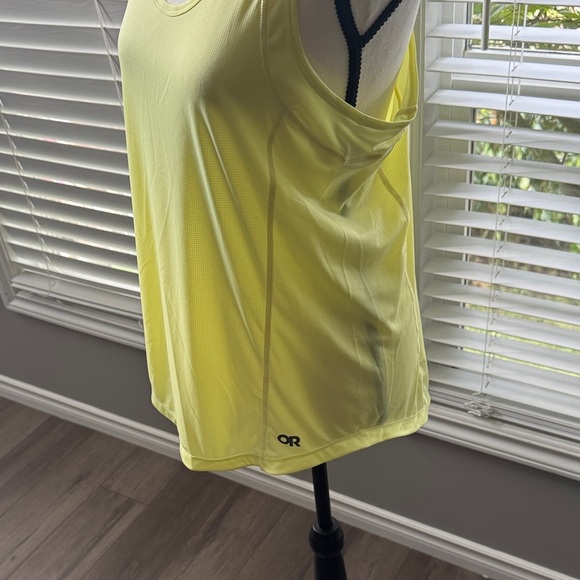 Outdoor Research NWOT yellow echo tank top - Picture 2 of 5